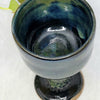 Wine Goblet Sea Green Pebbled