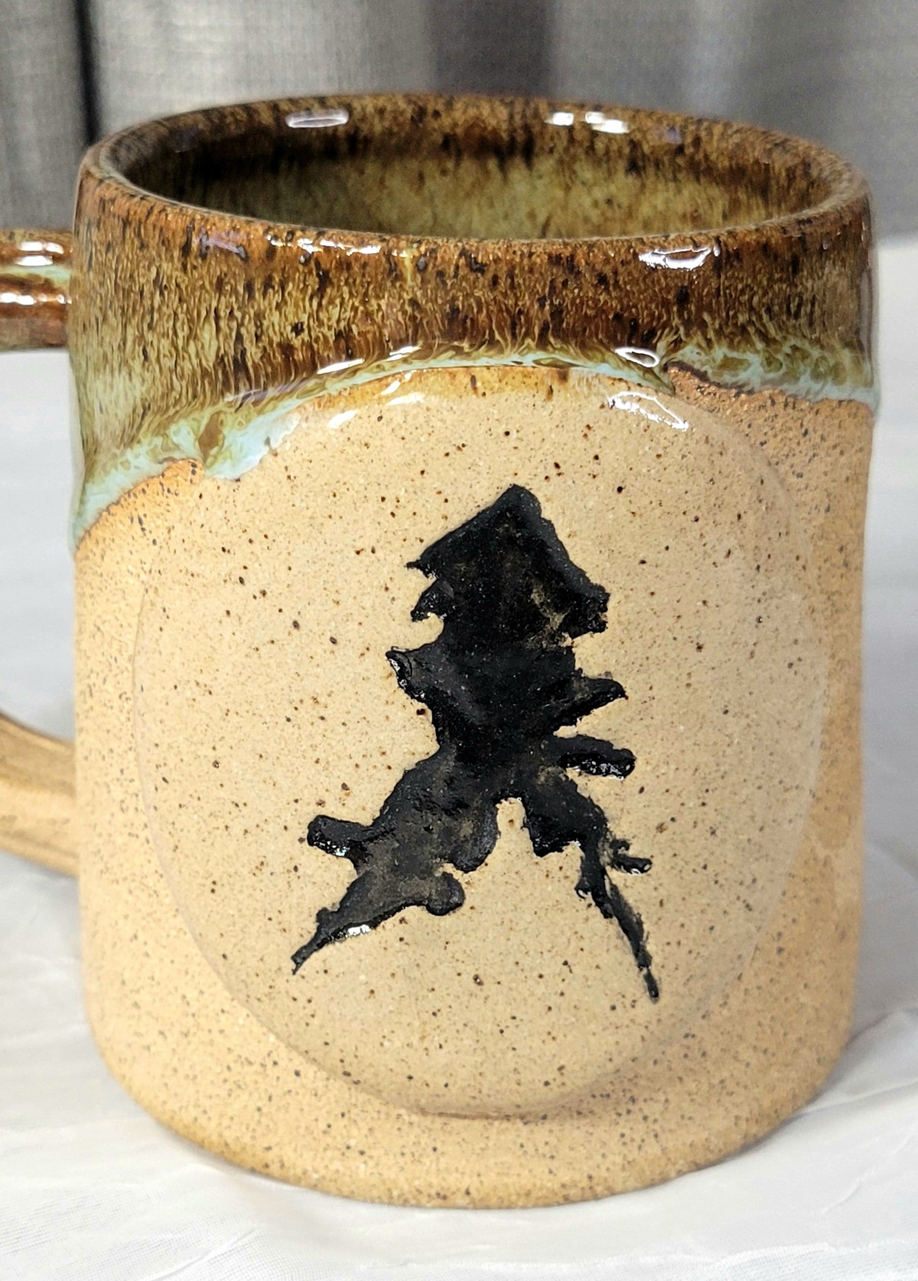 Lake Oar Embossed Coffee Mug