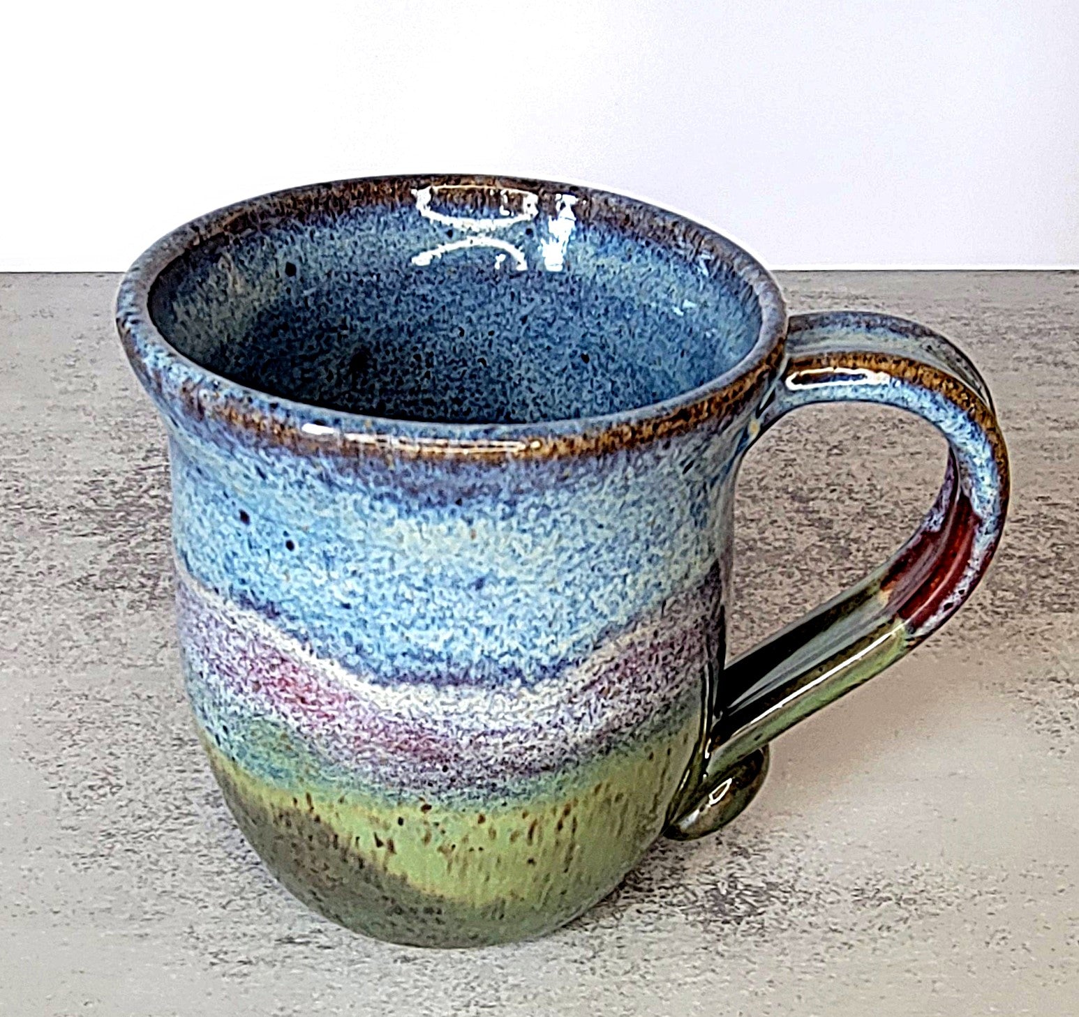 Blue Purple and Green  Mug