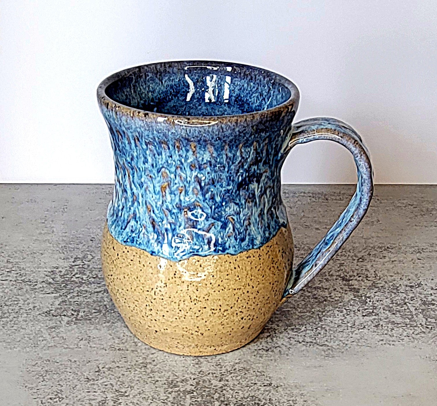 Blue Pebble Mug