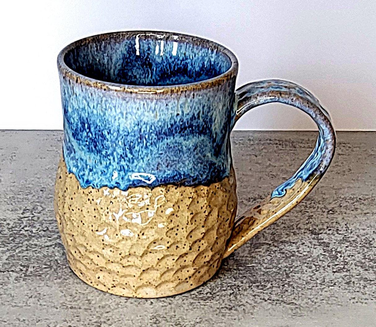 Blue Pebble Mug