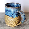 Blue Pebble Mug