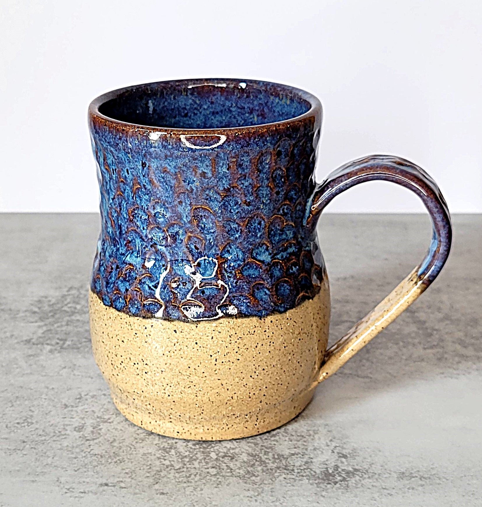 Dark Blue Pebble Mug