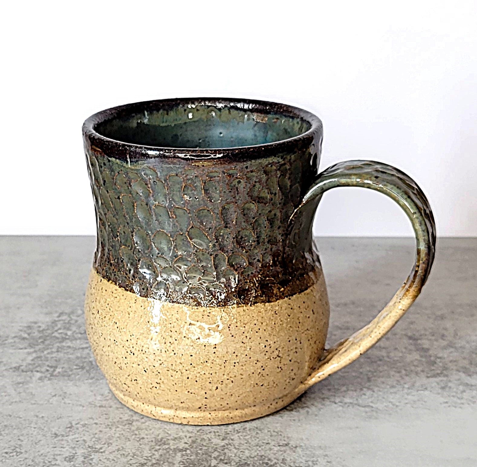 Green Pebble Mug