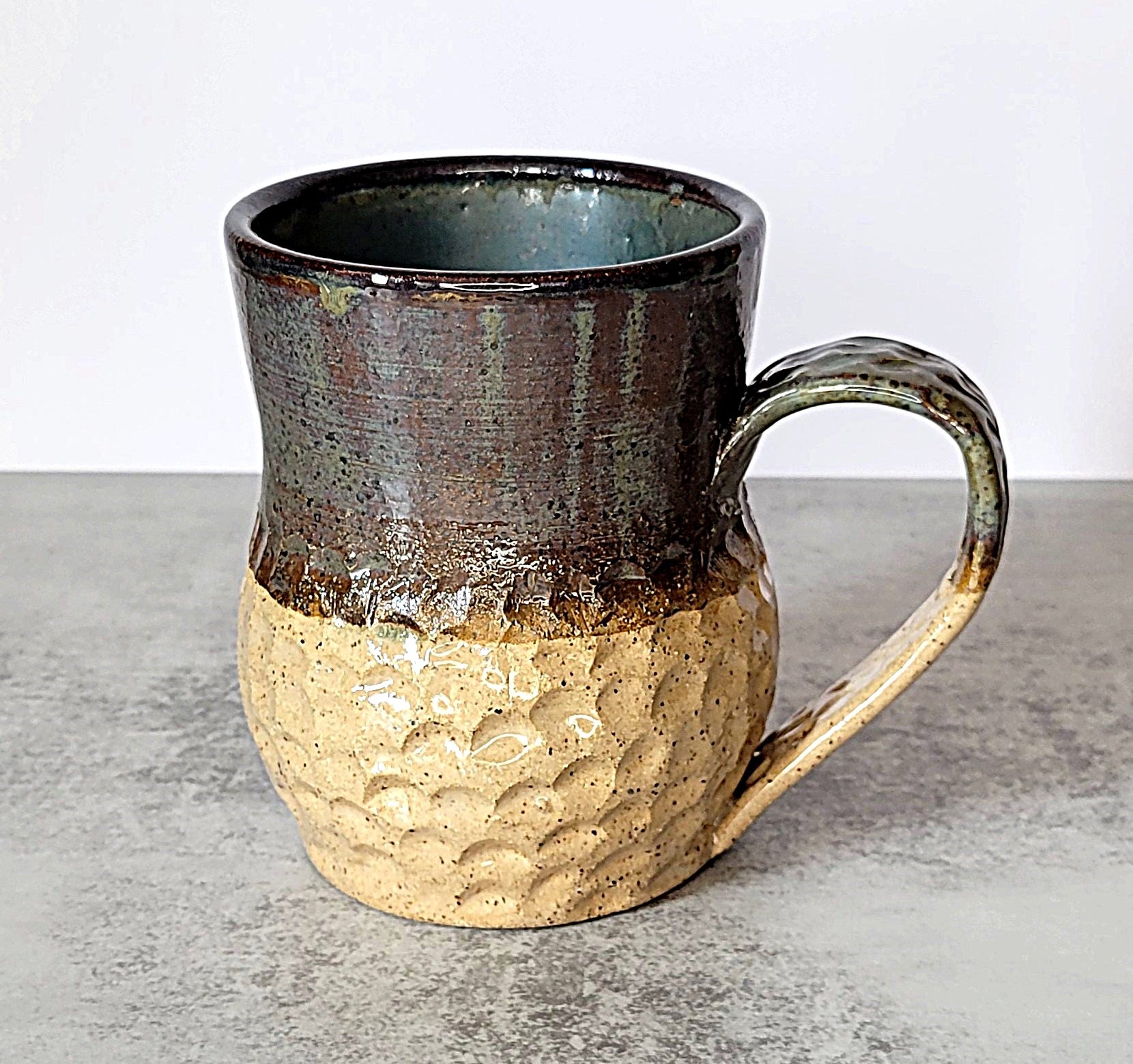 Green Pebble Mug