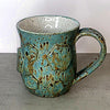 Light Blue Speckled Mug