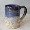Blue Speckled Mug with Handle 14 oz