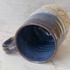 Blue Speckled Mug with Handle 14 oz