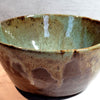Blue Green and Brown Serving Bowl