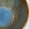 Blue Green and Brown Serving Bowl