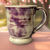 12 oz Mottled Purple Mug with Handle