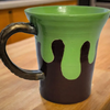 10-12 oz Pistachio/Chocolate Mug with Handle