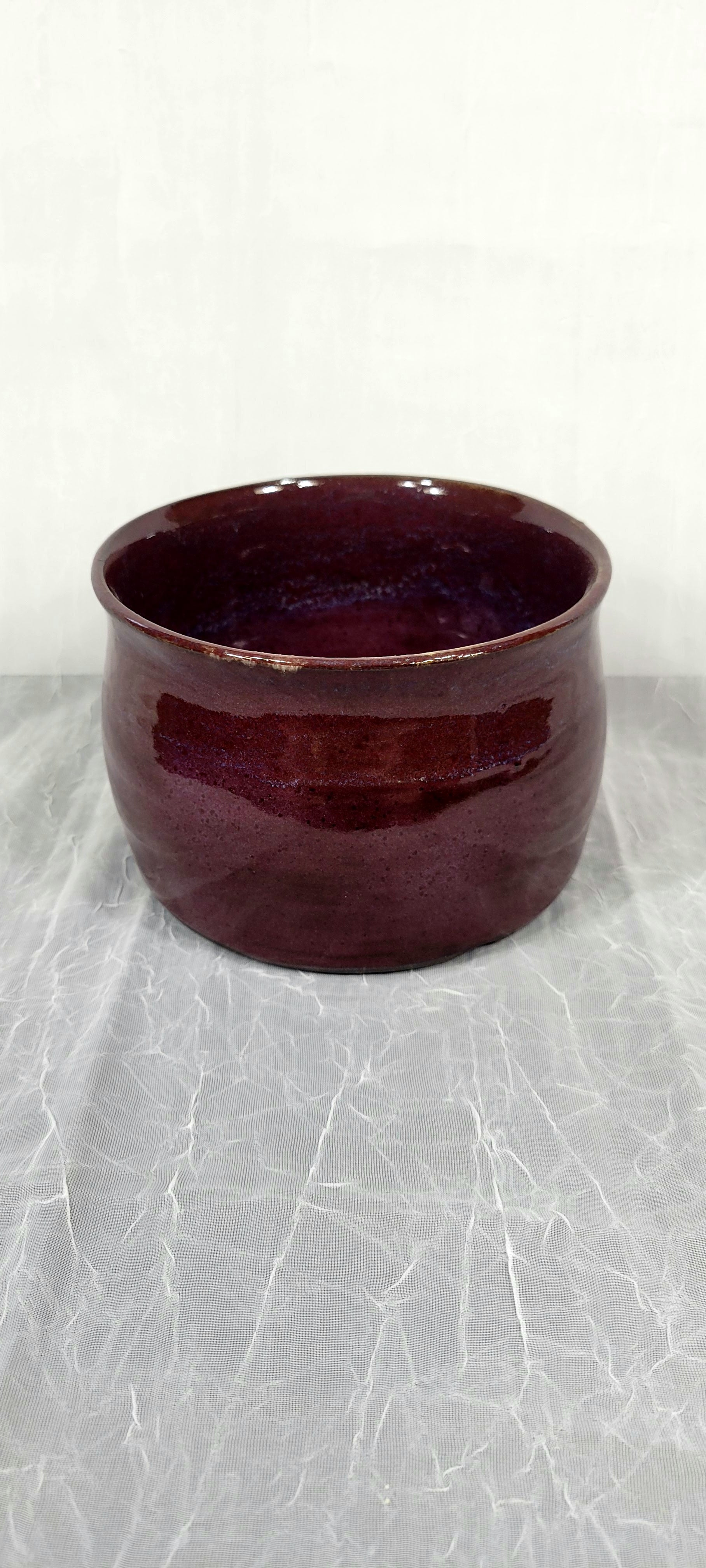 Plum Planter With Drainage Hole