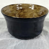 Dark Blue and Brown Planter With Drainage Hole