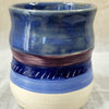 Blue & Purple Wide Mouth Vase
