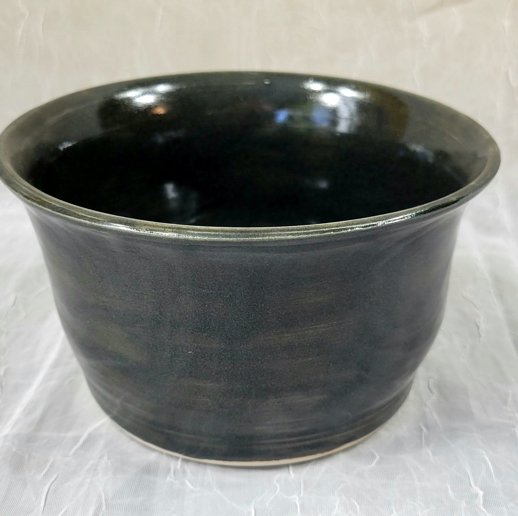 Dark Green Planter With Drainage Hole