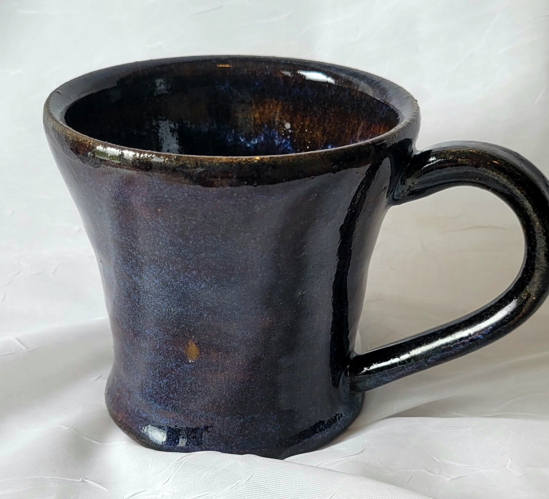 Dark Blue 8 oz Mug with Handle