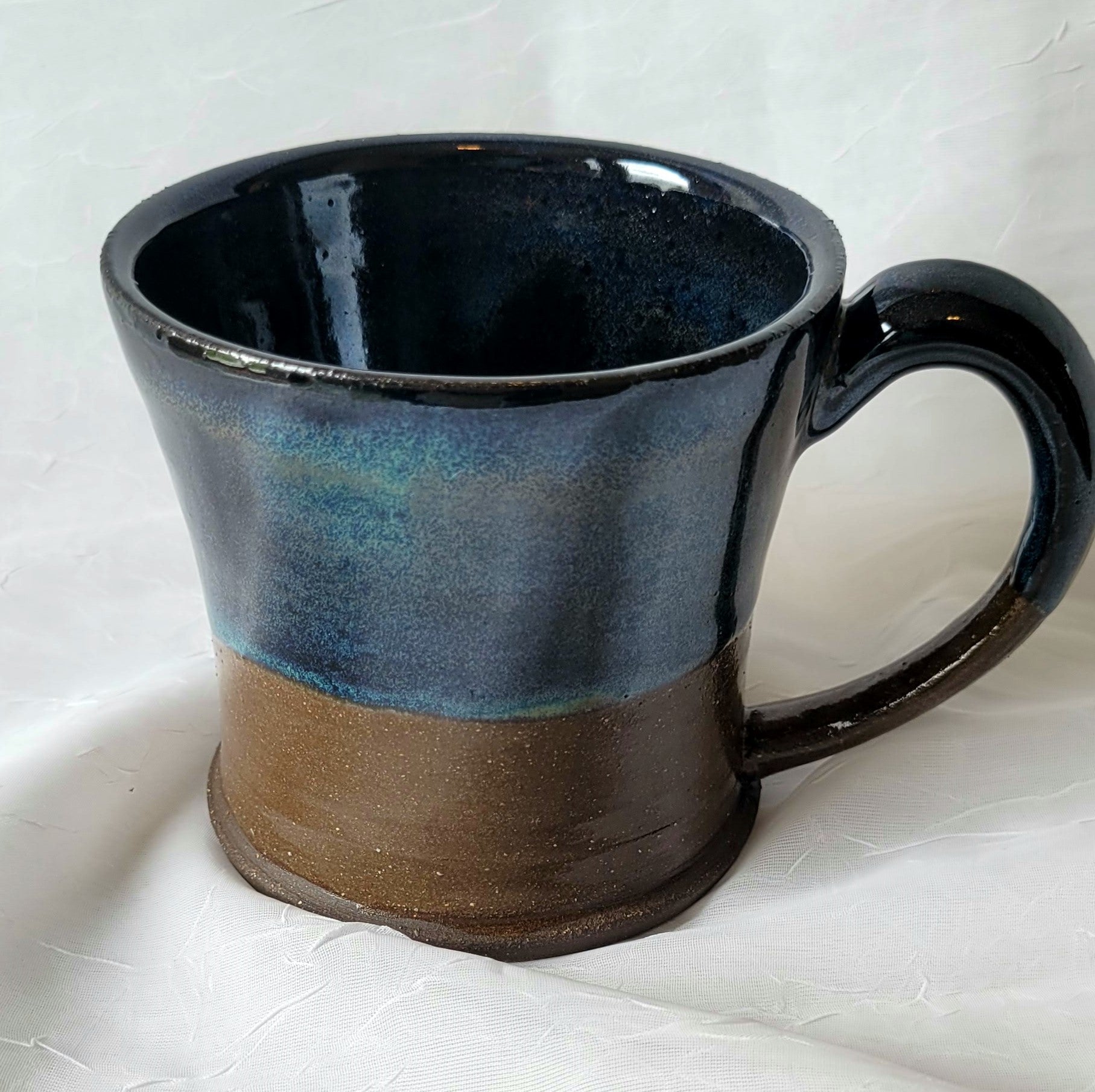 Dark Blue 8 oz Mug with Handle