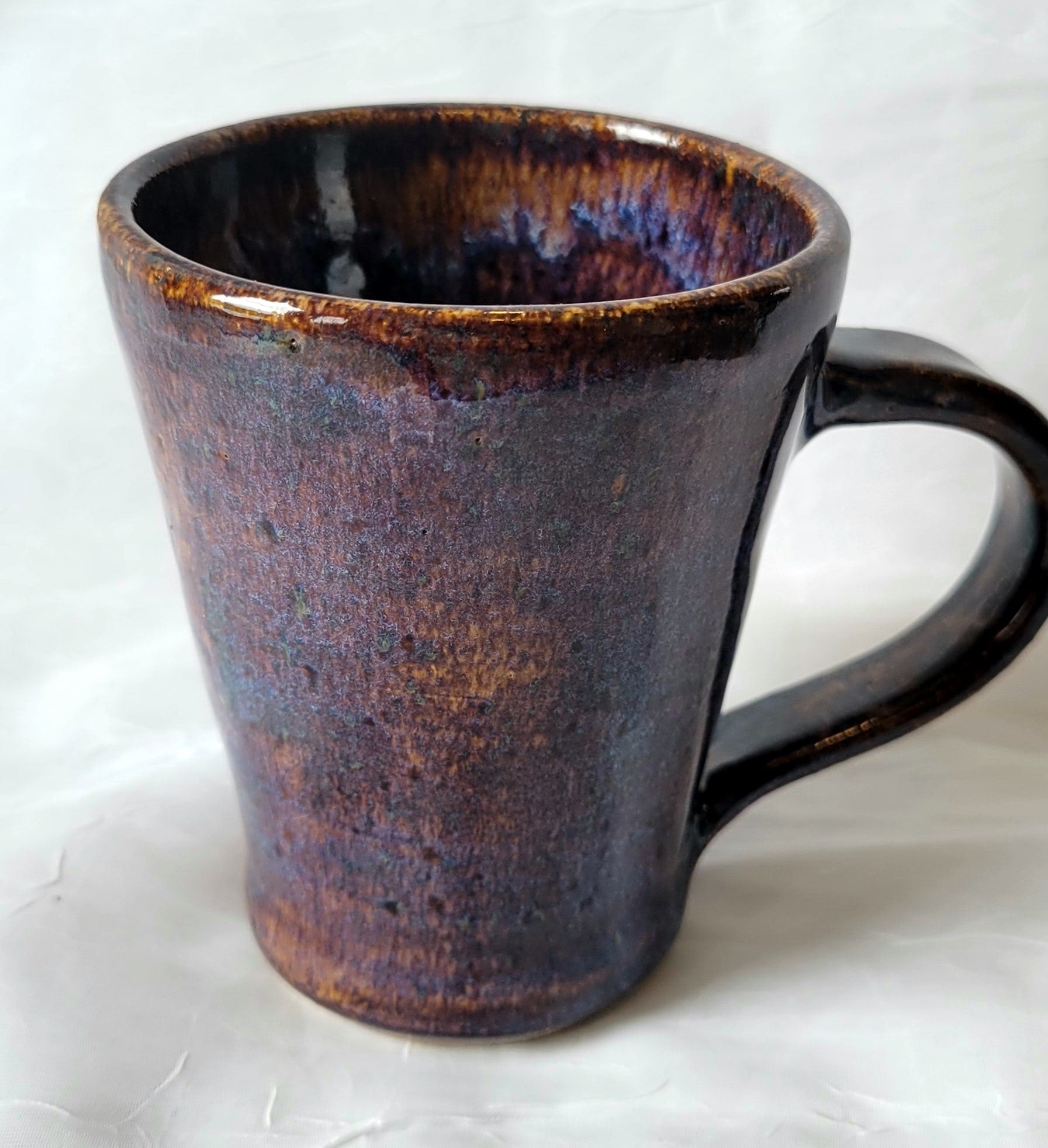 Dark Blue 8 oz Mug with Handle